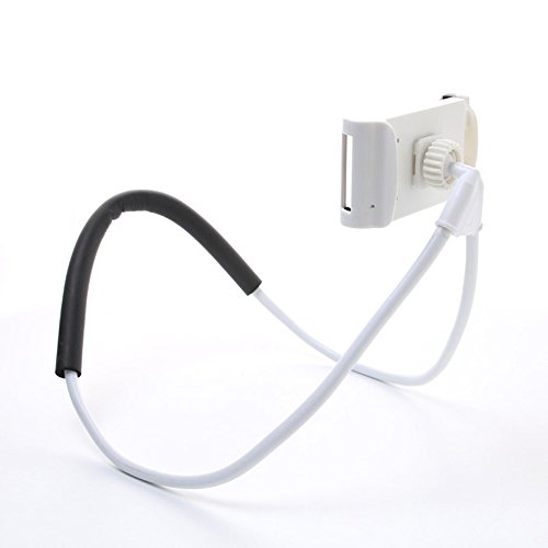 BNTTEAM Universal 360 Rotación Flexible teléfono móvil Tablet Selfie soporte para el cuello Serpiente coche cama montaje para iPad para iPhone para Samsung (soporte para el cuello-1)