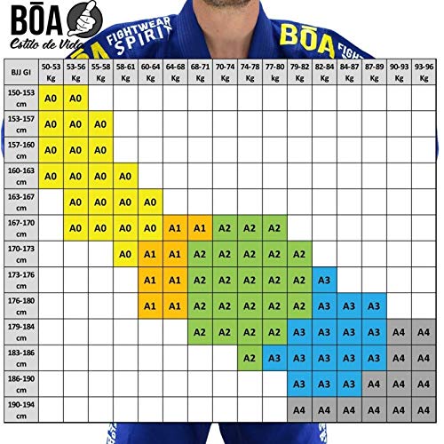 Bõa BJJ Gi Kimono Tudo Bem 2.0 - Azul, A3 Bõa BJJ Gi Kimono Tudo Bem 2.0 - Azul, A3