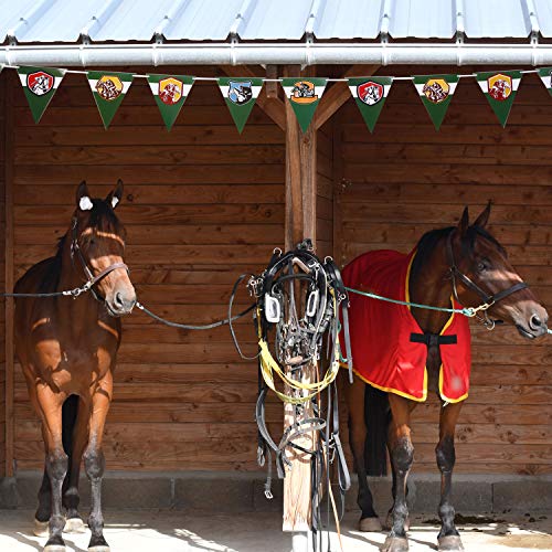 Boao 4 Banderas Banderines de Carrera de Caballos Serpentina de Carrera de Caballos Guirnaldas de Caballo de Derby para Carrera de Caballos, Día de Derby, Decoración de Cumpleaños, Pre-ensamblado Boao 4 Banderas Banderines de Carrera de Caballos Serpentina de Carrera de Caballos Guirnaldas de Caballo de Derby para Carrera de Caballos, Día de Derby, Decoración de Cumpleaños, Pre-ensamblado