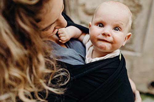 Boba Wrap, Fular Elástico Portabebé Ergonómico - Ideal Porteo Recién Nacidos (Black) Boba Wrap, Fular Elástico Portabebé Ergonómico - Ideal Porteo Recién Nacidos (Black)
