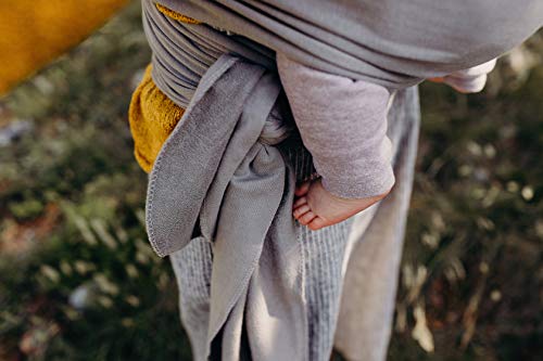 Boba Wrap, Fular Elástico Portabebé Ergonómico - Ideal Porteo Recién Nacidos (Grey) Boba Wrap, Fular Elástico Portabebé Ergonómico - Ideal Porteo Recién Nacidos (Grey)