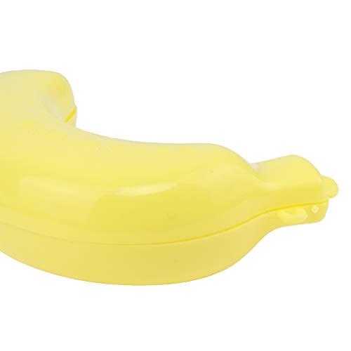 Bobury Protector Plátano de Plátano Contenedor Caja Soporte Almuerzo Almuerzo Almacenamiento de Frutas