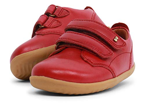 Bobux Step Up Port Dress Shoe_Primeros Pasos - Una Zapatilla Deportiva en Piel de Suela Flexible. Ideal para Todas Las situaciones del Otoño-Invierno (Rio Red, Numeric_21)