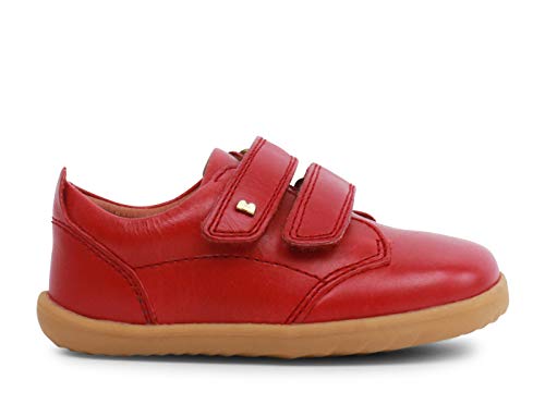 Bobux Step Up Port Dress Shoe_Primeros Pasos - Una Zapatilla Deportiva en Piel de Suela Flexible. Ideal para Todas Las situaciones del Otoño-Invierno (Rio Red, Numeric_21)