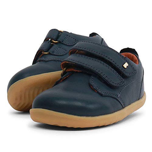 Bobux Step Up Port Dress Shoe_Primeros Pasos - Una Zapatilla Deportiva en Piel de Suela Flexible. Ideal para Todas Las situaciones del Otoño-Invierno (Navy, Numeric_22)