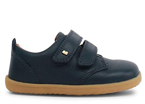 Bobux Step Up Port Dress Shoe_Primeros Pasos - Una Zapatilla Deportiva en Piel de Suela Flexible. Ideal para Todas Las situaciones del Otoño-Invierno (Navy, Numeric_22)