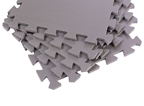 BodenMax CRS-PL5810GRTC-12 Tapete colchoneta Protectora de Espuma para Gimnasio Yoga o habitacion de niños 58x58x1 cm 12 Piezas de Color Gris BodenMax CRS-PL5810GRTC-12 Tapete colchoneta Protectora de Espuma para Gimnasio Yoga o habitacion de niños 58x58x1 cm 12 Piezas de Color Gris