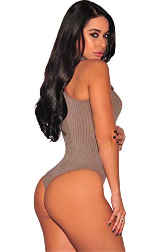 Body De Las Mujeres De Traje Verano Ballet Vintage Slim Ropa Festiva Fit Moda Bodycon De Una Pieza Blusas Festivas Ropa De Moda Envoltura Body Girl Strample Fajas (Color : Taque, Size : S)