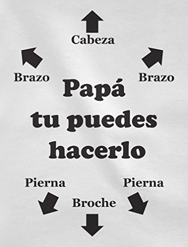 Body de Manga Corta para Bebé - Regalos Originales para Padres Primerizos - Papá Tu Puedes Hacerlo Body de Manga Corta para Bebé - Regalos Originales para Padres Primerizos - Papá Tu Puedes Hacerlo