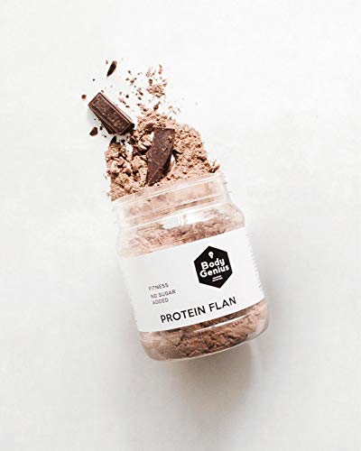 BODY GENIUS Dúo Protein Flan (Chocolate). 2x275g. Preparado en polvo para flan proteico. Con Stevia y Sin Azúcares Ni Polialcoholes Añadidos. Alto en Proteína. Hecho en España. BODY GENIUS Dúo Protein Flan (Chocolate). 2x275g. Preparado en polvo para flan proteico. Con Stevia y Sin Azúcares Ni Polialcoholes Añadidos. Alto en Proteína. Hecho en España.