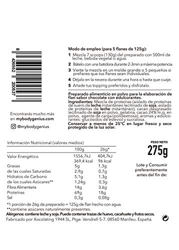 BODY GENIUS Dúo Protein Flan (Chocolate). 2x275g. Preparado en polvo para flan proteico. Con Stevia y Sin Azúcares Ni Polialcoholes Añadidos. Alto en Proteína. Hecho en España. BODY GENIUS Dúo Protein Flan (Chocolate). 2x275g. Preparado en polvo para flan proteico. Con Stevia y Sin Azúcares Ni Polialcoholes Añadidos. Alto en Proteína. Hecho en España.