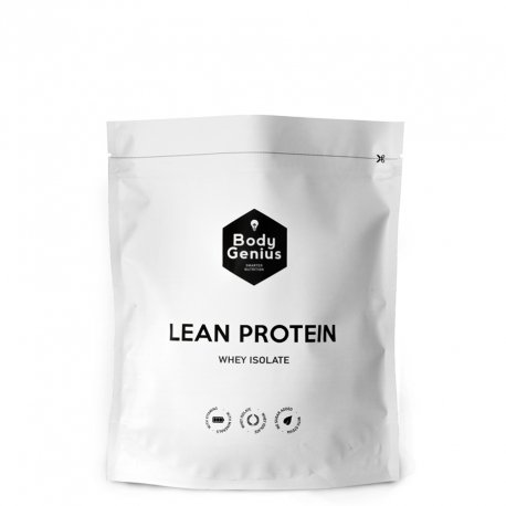 Body Genius Smarter Nutrition Lean Protein, Whey Isolate. Proteína en Polvo con Stevia, Vitaminas y Minerales, Vainilla Real - 500 g