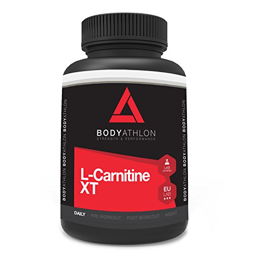 Bodyathlon L-Carnitina Extreme XT - 90 cápsulas - Potente quemagrasas deportivo - Pre-entreno - Con propiedades antioxidantes