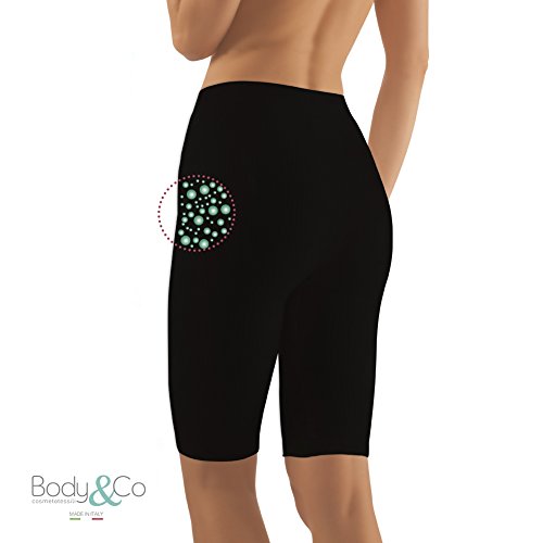 Body&Co Deportivo Corto con microcápsulas Quema Grasas de cafeína Efecto Anti-cansancio Tejido Moldeador quemagrasas anticelulitis Body&Co Deportivo Corto con microcápsulas Quema Grasas de cafeína Efecto Anti-cansancio Tejido Moldeador quemagrasas anticelulitis