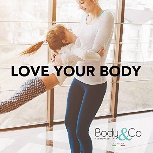 Body&Co Legging Deportivo con microcápsulas Quema Grasas de cafeína Efecto Anti-cansancio Tejido Moldeador quemagrasas anticelulitis