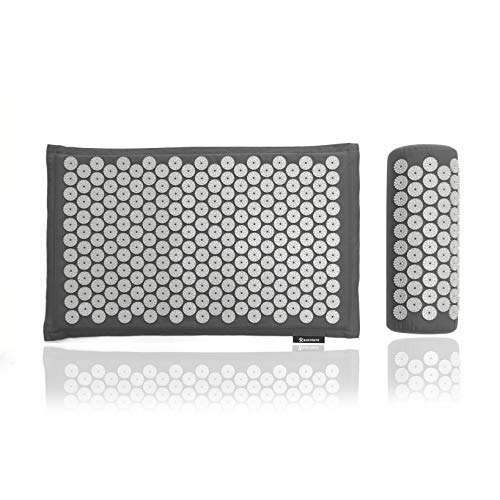 BODYMATE Esterilla de acupresión, set de acupresión, incluye cojín para el cuello y bolsa de transporte | Esterilla de masaje para autocuración, meditación y relajación, aparato terapéutico para casa BODYMATE Esterilla de acupresión, set de acupresión, incluye cojín para el cuello y bolsa de transporte | Esterilla de masaje para autocuración, meditación y relajación, aparato terapéutico para casa