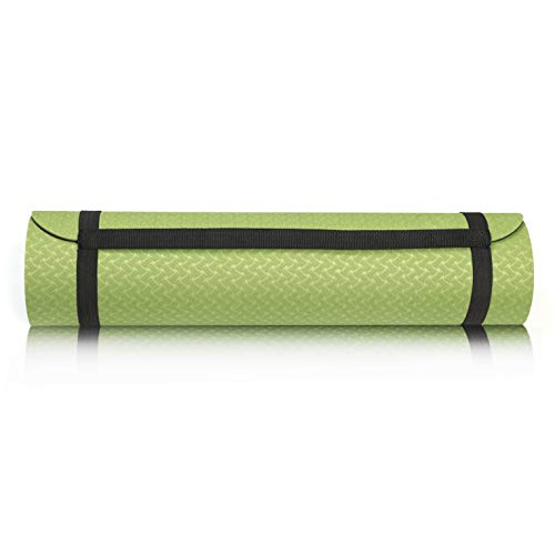 BODYMATE Esterilla de Yoga Premium de TPE | Tamaño 183x61 cm | Grosor 6 mm | Libre de ftalatos, BPA y Metales Pesados | Esterilla para Fitness, Yoga, Pilates, Entrenamiento Funcional BODYMATE Esterilla de Yoga Premium de TPE | Tamaño 183x61 cm | Grosor 6 mm | Libre de ftalatos, BPA y Metales Pesados | Esterilla para Fitness, Yoga, Pilates, Entrenamiento Funcional