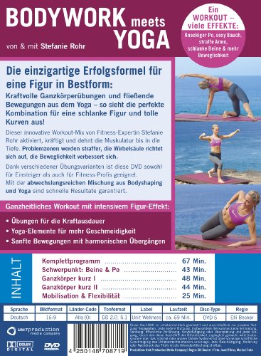 Bodywork meets Yoga - Power Workout mit Yoga-Elementen [Alemania] [DVD]