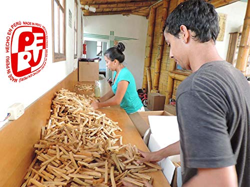 BOEMY Palo Santo Natural | 100% Madera Sagrada de Perú | Palo de Santo (50 GR.)