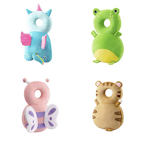 BOI Protector de cabeza de bebé, almohadillas de seguridad ajustables para bebés caminantes, cabeza protectora adecuada para edad 4-24 meses, mariposa BOI Protector de cabeza de bebé, almohadillas de seguridad ajustables para bebés caminantes, cabeza protectora adecuada para edad 4-24 meses, mariposa