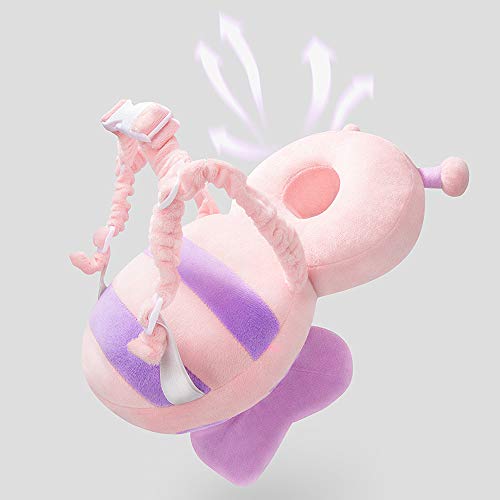 BOI Protector de cabeza de bebé, almohadillas de seguridad ajustables para bebés caminantes, cabeza protectora adecuada para edad 4-24 meses, mariposa BOI Protector de cabeza de bebé, almohadillas de seguridad ajustables para bebés caminantes, cabeza protectora adecuada para edad 4-24 meses, mariposa
