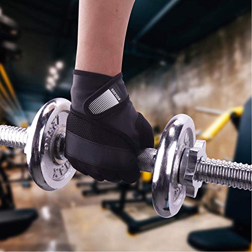 boildeg Guantes Gimnasio Hombre Mujer,Guantes Pesas Gym Guantes Fitness Transpirable con Protección Completa de Muñeca y Palma para Crossfit Levantamiento de Pesas Musculación(Black, XL) boildeg Guantes Gimnasio Hombre Mujer,Guantes Pesas Gym Guantes Fitness Transpirable con Protección Completa de Muñeca y Palma para Crossfit Levantamiento de Pesas Musculación(Black, XL)