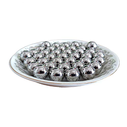 Bola de acero con rodamiento, bola de acero de precisión de acero con alto contenido de carbono, bola de acero con rodamiento giratorio, bola de 1,2-8,7 mm-2,38 mm (100 granos)