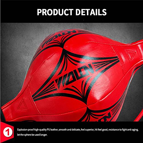 Bola de Boxeo Bola de Entrenamiento de Velocidad de Doble Punta MMA Speed Punch Dodge Bag Equipo de Boxeo Profesional Cuero Body Building Entrenamiento de Fitness Colgando Bolas de Kickboxing Bola de Boxeo Bola de Entrenamiento de Velocidad de Doble Punta MMA Speed Punch Dodge Bag Equipo de Boxeo Profesional Cuero Body Building Entrenamiento de Fitness Colgando Bolas de Kickboxing