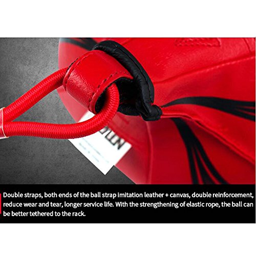 Bola de Boxeo Bola de Entrenamiento de Velocidad de Doble Punta MMA Speed Punch Dodge Bag Equipo de Boxeo Profesional Cuero Body Building Entrenamiento de Fitness Colgando Bolas de Kickboxing Bola de Boxeo Bola de Entrenamiento de Velocidad de Doble Punta MMA Speed Punch Dodge Bag Equipo de Boxeo Profesional Cuero Body Building Entrenamiento de Fitness Colgando Bolas de Kickboxing