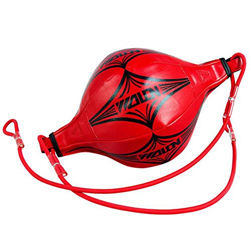 Bola de Boxeo Bola de Entrenamiento de Velocidad de Doble Punta MMA Speed Punch Dodge Bag Equipo de Boxeo Profesional Cuero Body Building Entrenamiento de Fitness Colgando Bolas de Kickboxing Bola de Boxeo Bola de Entrenamiento de Velocidad de Doble Punta MMA Speed Punch Dodge Bag Equipo de Boxeo Profesional Cuero Body Building Entrenamiento de Fitness Colgando Bolas de Kickboxing