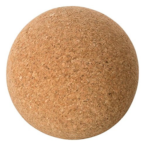 Bola de corcho | 100% natural | Ecológica y vegana | De cosecha sostenible | Bola de corcho para manualidades y decoración | Varios tamaños (80 mm)