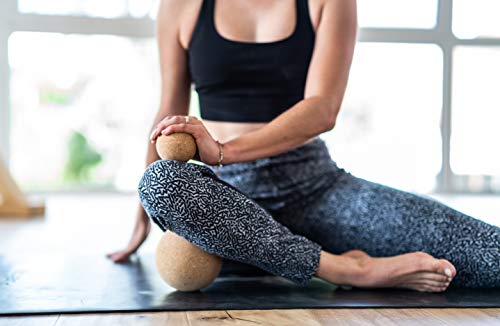 Bola de masaje corcho ✓ natural ✓ pelota terapia