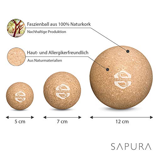 Bola de masaje corcho ✓ natural ✓ pelota terapia Bola de masaje corcho ✓ natural ✓ pelota terapia