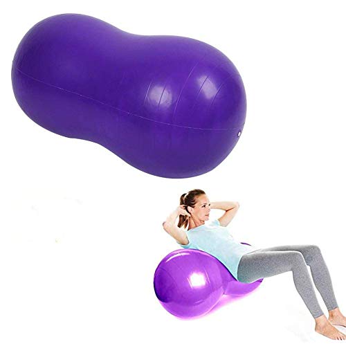 Bola De Terapia De Cacahuete - Bola De Cacahuete Bola Inflable Bola De Ejercicio De Cacahuete Inflación Y Bola De Equilibrio De Maní Grueso, Con Bomba Manual, Utilizada Para Fisioterapia De Yoga