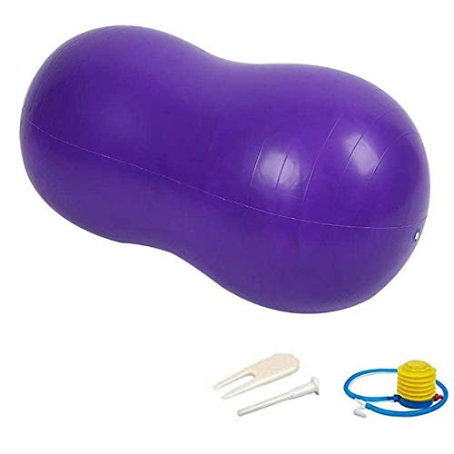 Bola De Terapia De Cacahuete - Bola De Cacahuete Bola Inflable Bola De Ejercicio De Cacahuete Inflación Y Bola De Equilibrio De Maní Grueso, Con Bomba Manual, Utilizada Para Fisioterapia De Yoga