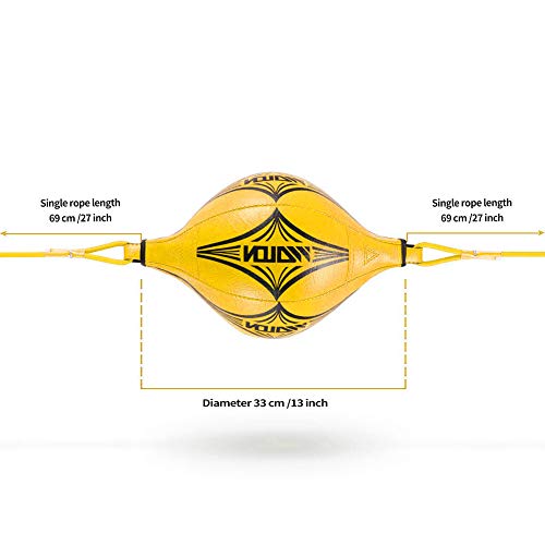 Bola de Velocidad de Boxeo con inflador Gancho de Calabaza Bola de Boxeo de Doble Extremo de Pera para Boxeo Muay Thai Saco de Arena Dodge Saco de Arena
