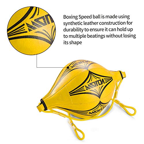 Bola de Velocidad de Boxeo con inflador Gancho de Calabaza Bola de Boxeo de Doble Extremo de Pera para Boxeo Muay Thai Saco de Arena Dodge Saco de Arena Bola de Velocidad de Boxeo con inflador Gancho de Calabaza Bola de Boxeo de Doble Extremo de Pera para Boxeo Muay Thai Saco de Arena Dodge Saco de Arena