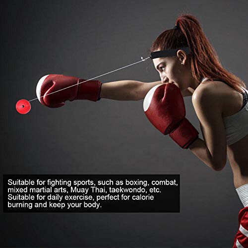 Bola de Velocidad de Boxeo,Pelota Refleja de Boxeo Entrenamiento de Conciencia de Reactividad de Punch Bola de Velocidad de Punzonado con Juego de Banda de Cabeza para Niños y Adultos Bola de Velocidad de Boxeo,Pelota Refleja de Boxeo Entrenamiento de Conciencia de Reactividad de Punch Bola de Velocidad de Punzonado con Juego de Banda de Cabeza para Niños y Adultos