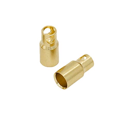 Boladge 10 Pares Conector Banana de Bala Macho Hembra 8.0MM 8MM Chapado en Oro para Motor ESC Batería Lipo