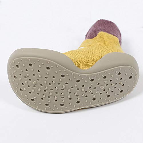 BOLANA - Calcetines antideslizantes con suela de goma para el suelo para bebés