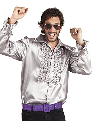 Boland Bol2167 Camiseta Disco Plateado, Talla L (50/52) Boland Bol2167 Camiseta Disco Plateado, Talla L (50/52)