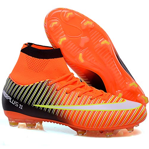 BOLOG Zapatos de Fútbol Hombre Spike Aire Libre Profesionales Atletismo Training Botas de Fútbol Ligero Tacos Futbol Zapatos de Deporte