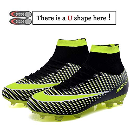 BOLOG Zapatos de FĂștbol Hombre Spike Aire Libre Profesionales Atletismo Training Botas de FĂștbol Ligero Tacos Futbol Zapatos de Deporte BOLOG Zapatos de FĂștbol Hombre Spike Aire Libre Profesionales Atletismo Training Botas de FĂștbol Ligero Tacos Futbol Zapatos de Deporte