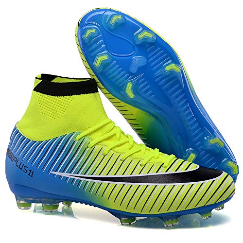 BOLOG Zapatos de Fútbol Hombre Spike Aire Libre Profesionales Atletismo Training Botas de Fútbol Ligero Tacos Futbol Zapatos de Deporte