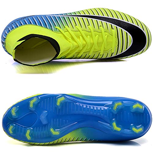BOLOG Zapatos de Fútbol Hombre Spike Aire Libre Profesionales Atletismo Training Botas de Fútbol Ligero Tacos Futbol Zapatos de Deporte