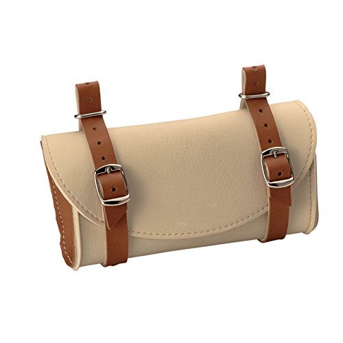 Bolsa bajo Sillin de ECO Piel Clasica Cuero CREMA Herramientas de Bicicleta 3910 Bolsa bajo Sillin de ECO Piel Clasica Cuero CREMA Herramientas de Bicicleta 3910