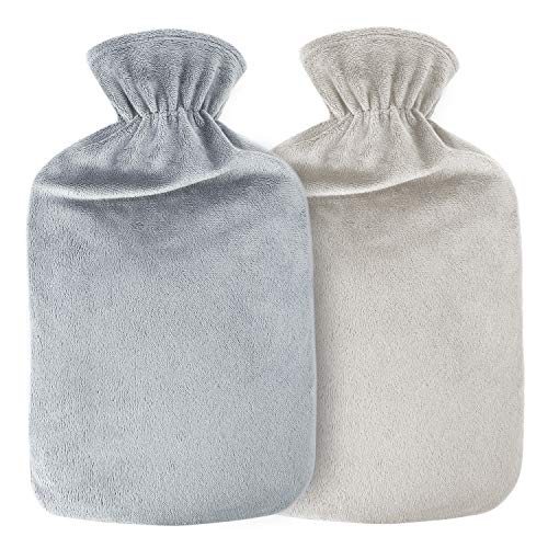 Bolsa de Agua Caliente, Gifort Botellas de Agua Caliente con Suave Felpa Funda 2L Hot Water Bottle, No hay fugas, Para Mantener el Agua Calient, Perfecto para Noches Frías de Invierno Bolsa de Agua Caliente, Gifort Botellas de Agua Caliente con Suave Felpa Funda 2L Hot Water Bottle, No hay fugas, Para Mantener el Agua Calient, Perfecto para Noches Frías de Invierno