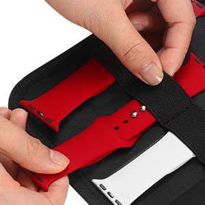 Bolsa de Almacenamiento para Correa de Reloj, Impermeable Estuche Bolsa para Correa de Smartwatch, Organizador de Banda Mantener 20 Bandas de Reloj, Compatible con Smartwatch - Gris Bolsa de Almacenamiento para Correa de Reloj, Impermeable Estuche Bolsa para Correa de Smartwatch, Organizador de Banda Mantener 20 Bandas de Reloj, Compatible con Smartwatch - Gris