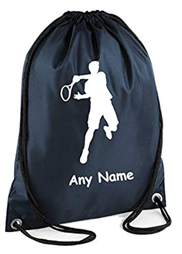 Bolsa de cordón personalizable para jugar tenis, ideal para el gimnasio, spa, natación, judo danza Bolsa de cordón personalizable para jugar tenis, ideal para el gimnasio, spa, natación, judo danza