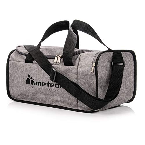 Bolsa de Deporte Gimnasio Fitness Viaje Vacaciones Deportiva - Bolso Universal con Bandolera - Bolsa plegada Ideal para jóvenes y Adultos, Hombre y Mujer 20L y 40L (Verde neón/Gris, 20 L)